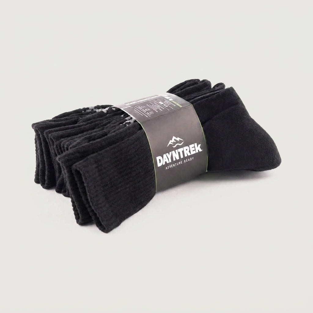Everyday Crew Fit Socks - 3 Pack - Black