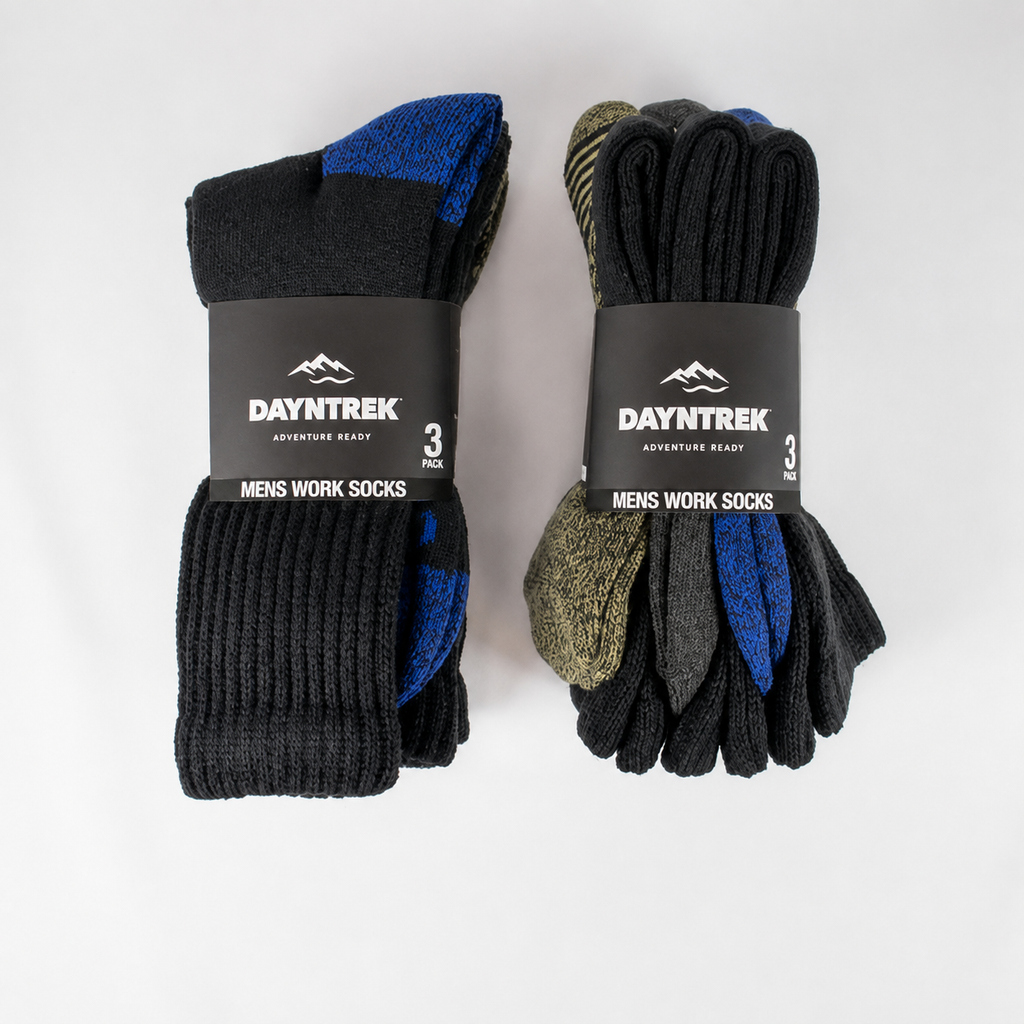 All-Terrain Workwear Socks - 3 Pack - Multi