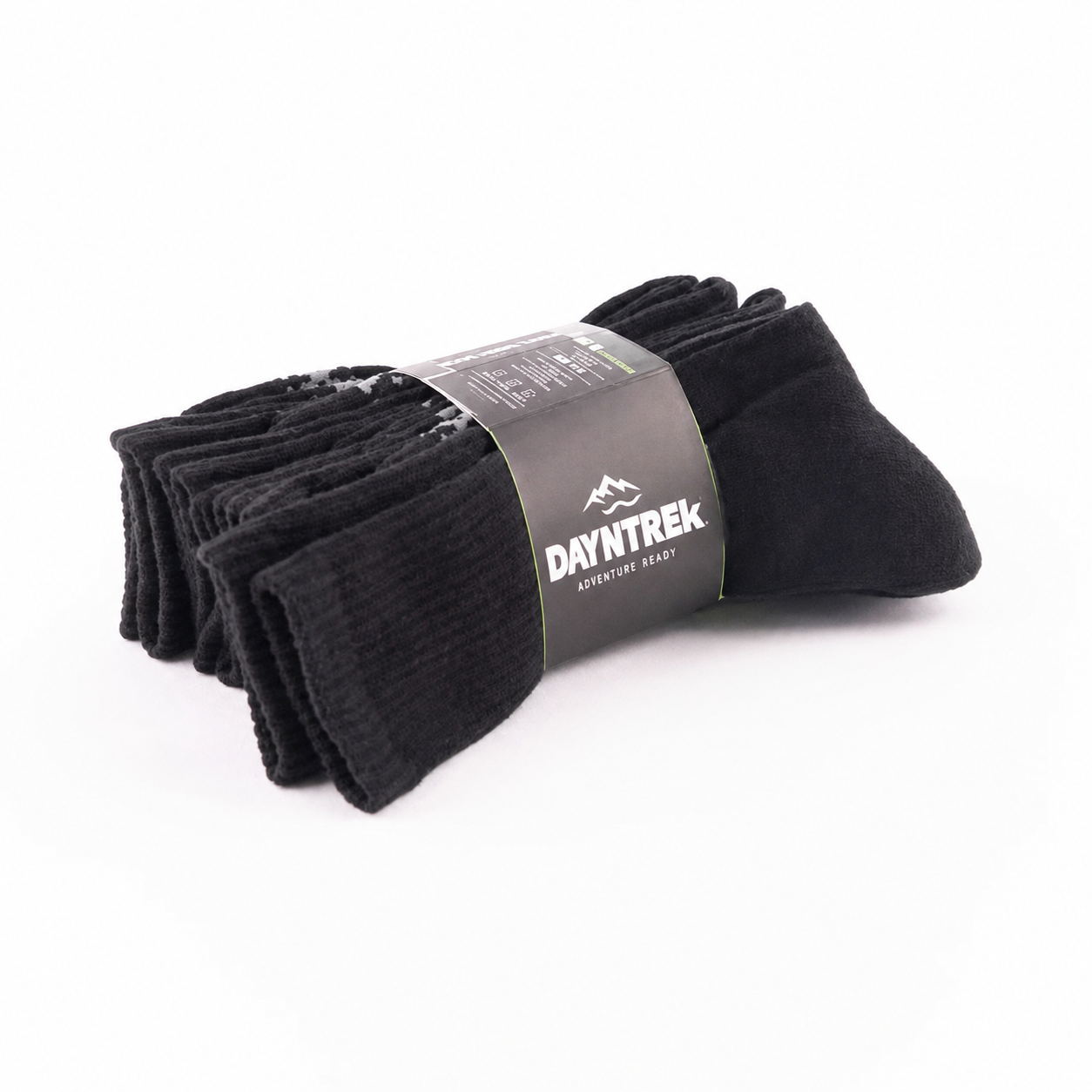 Everyday Crew Fit Socks - 3 Pack - Black