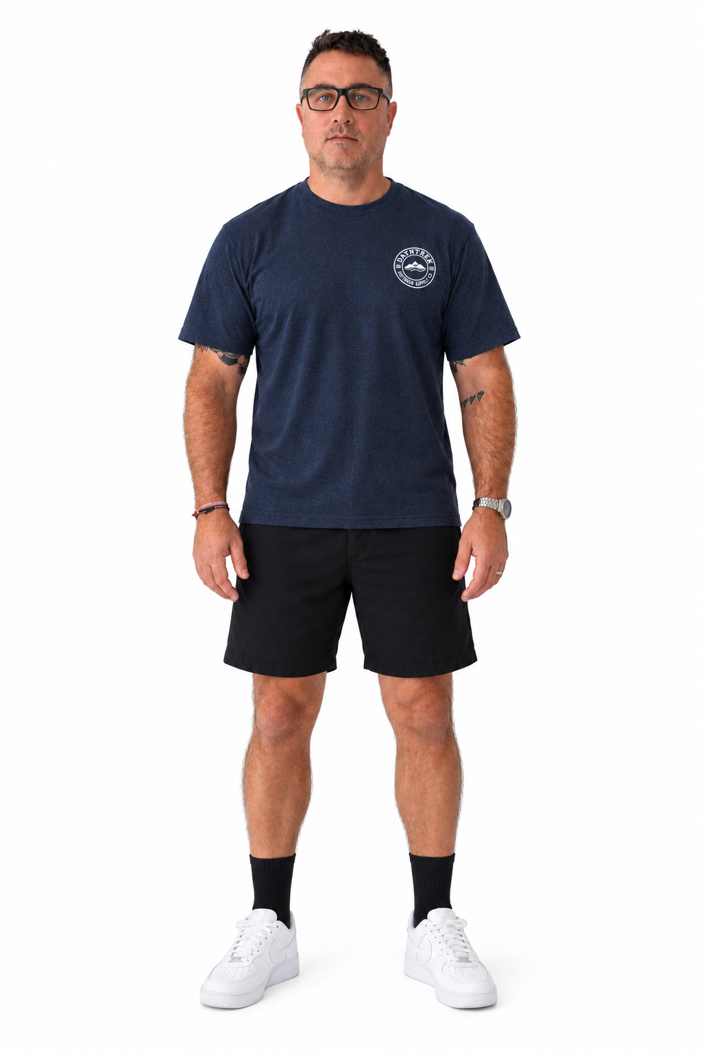 Outdoor Supply Co Tee - Heather Navy