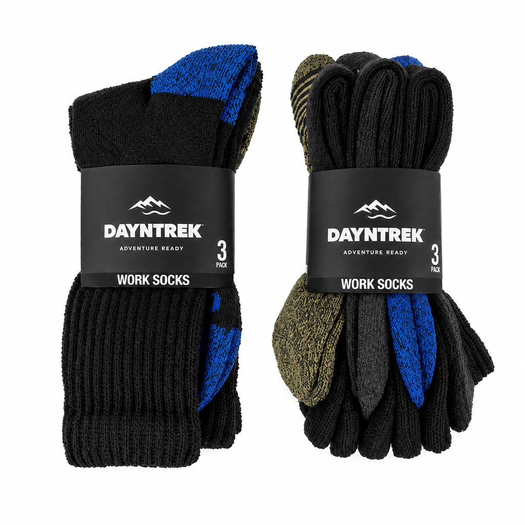 All-Terrain Workwear Socks - 3 Pack - Multi
