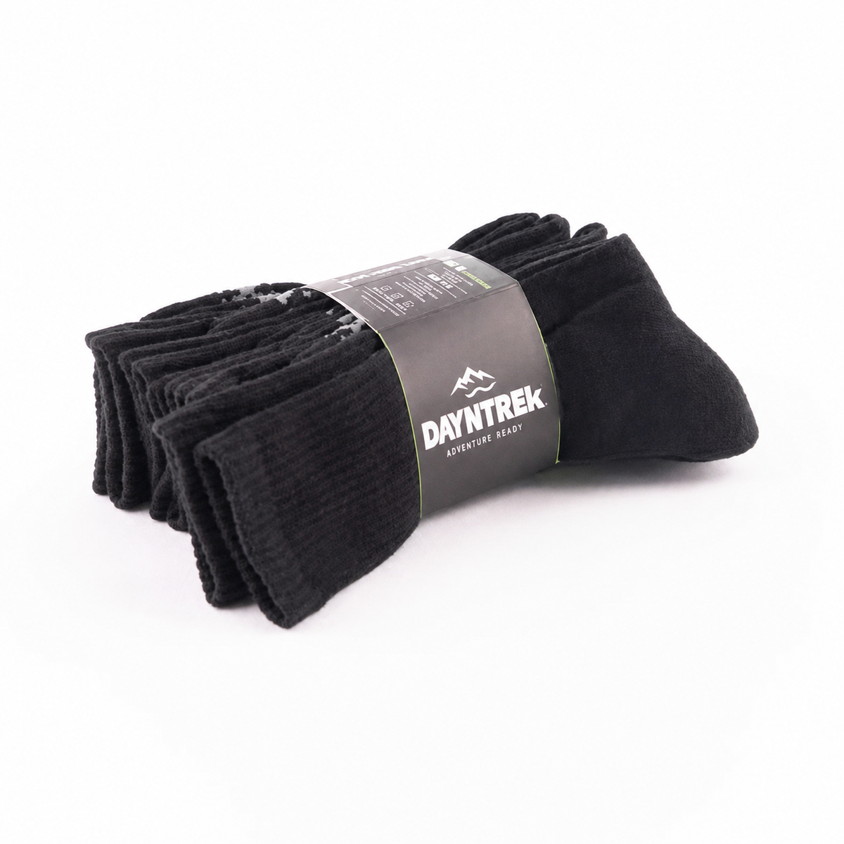 Everyday Crew Fit Socks - 3 Pack - Black