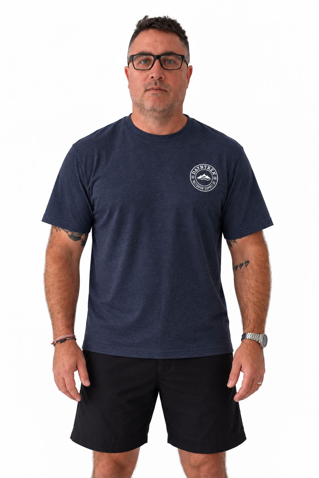 Outdoor Supply Co Tee - Heather Navy