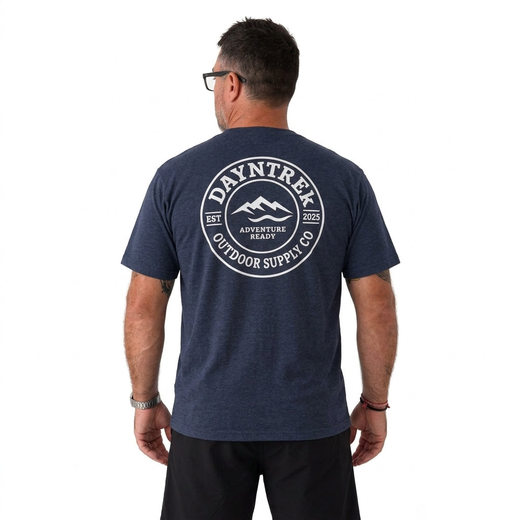 Outdoor Supply Co Tee - Heather Navy