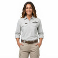 Womens Lightweight Outdoor Shirt - Stone Grey