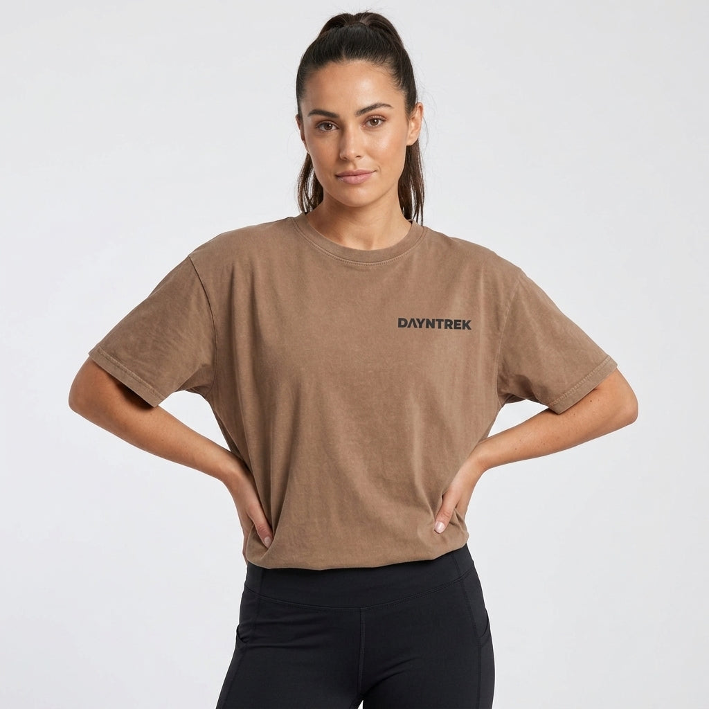 Far North Tee - Sandy Brown
